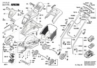 Bosch 3 600 HA4 400 Rotak 37 Li Lawnmower 36 V / Eu Spare Parts